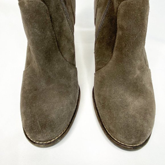 Paul Green Munchen Womens Brown Suede Block Heel Ankle Boots US 8 - Picture 7 of 11